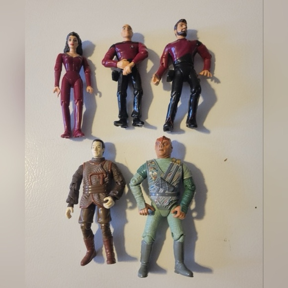 Star Trek Action Figures Set of 5